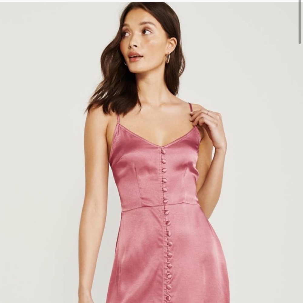 Abercrombie and Fitch Satin Slip Dress